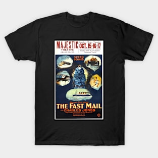 Movie poster for the movie The Fast Mail T-Shirt